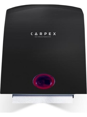 Carpex Siyah Sensörlü Kağıt Havlu Dispenseri Modern Tasarım ve Ekonomik Kağıt Kullanımıyla