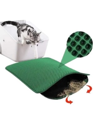 Odea Elekli Kedi Tuvaleti Paspası - 60 x 40 cm