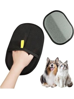 Odea Kedi Köpek Tüy Toplayıcı Çift Taraflı Statik Temizlik Eldiveni | Giysi, Halı, Koltuk ve Mobilya Için Tüy Temizleme Eldiveni | Dayanıklı, Ergonomik, Kolay Kullanım