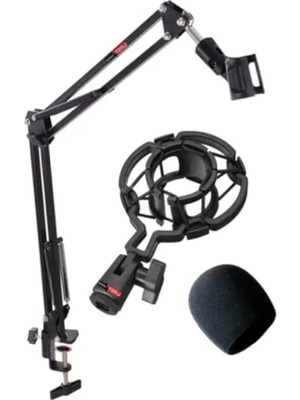 Odea Mikrofon Standı Seti - Shock Mount ve Sünger ile Birlikte
