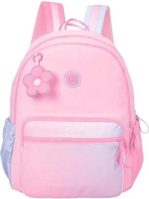 Odea Parlak Sim Detaylı Pembe Laptop Sırt Çantası
