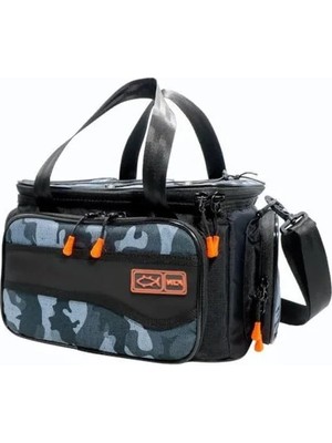 Odea Balıkçı Çantası, Black Camo Deseni ile Şık ve Fonksiyonel