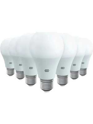 Odea 10'lu LED Ampul Seti, 7W Gün Işığı Renk Seçeneği ile Enerji Verimliliği