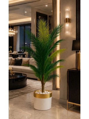 Altun Çiçekcilik Yapay Ağaç Areka 180 Cm Lux Saksı Dahıldır