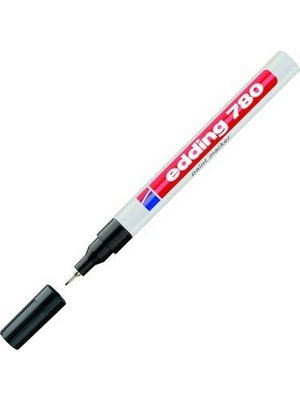 Edding 780 Siyah İğne Uçlu Marker Kalem 1 Mm 1 Adet Siyah Renkli Kalem Araç Gereçler