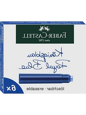Odea Faber-Castell Dk Kartuş, Royal Mavi, 6'lı