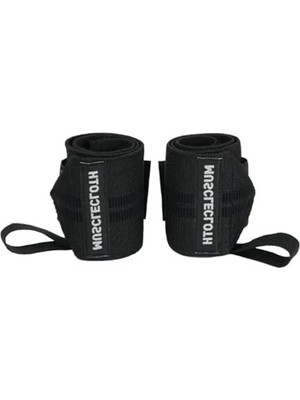 Odea Siyah Renkli 2'li Paket Wrist Wraps, Destekleyici Eldivenler