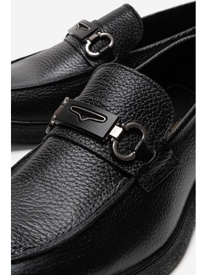 Maximoda Hakiki Deri, Bağcıksız, Iç Dış Deri, Yeni Sezon, Italyan Toka, Erkek Deri Ayakkabı
