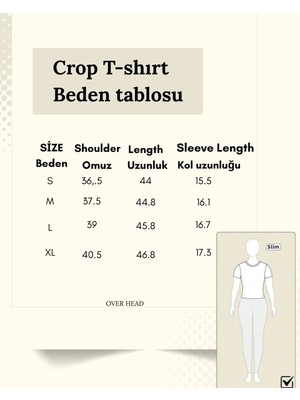 Over Head Kadın Beyaz Sardine Baskılı Oversıze T-Shirt