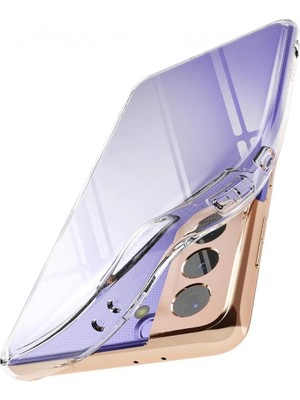 Mudanis Samsung Galaxy S21 Plus Kılıf Lüx Şeffaf Silikon