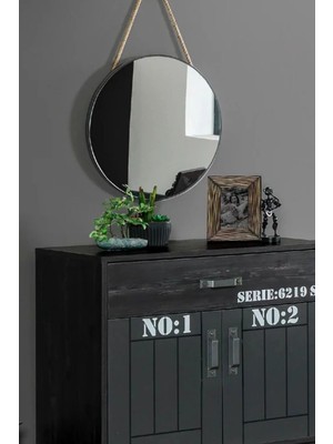 Palmera Dark Şifonyer Ayna