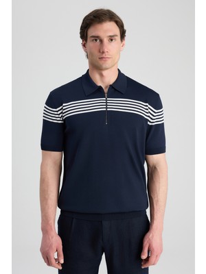 D'S Damat Ds Damat Regular Fit Lacivert Düz Kazak