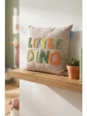 Palmera Dino Dolgulu Elyaf Kırlent - No:01