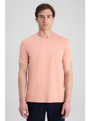 D'S Damat Twn Slim Fit Kil Düz T-Shirt