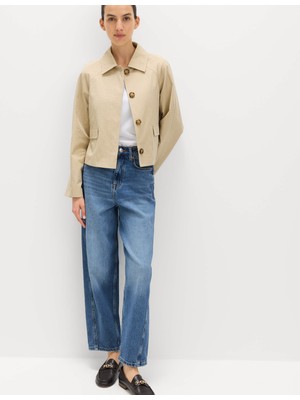 Marks & Spencer Yüksek Bel Carrot Leg Jean Pantolon