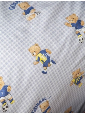 Apricitas Home Mıshka Blue Tek Kişilik Nevresim Takımı