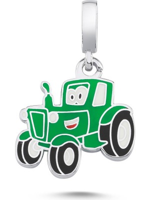 Silverize John Deere Traktör Kolye Ucu ARB67