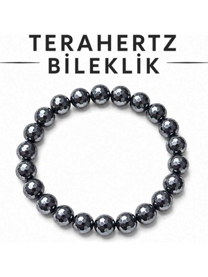 Cunda Doğal Taş Design Terahertz Doğal Taş Bileklik Radyasyon Koruyucu
