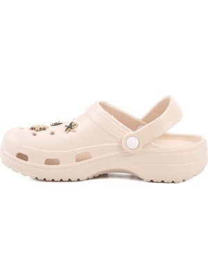 Ayk's Ekru Hafif Unisex Terlik 606 Z