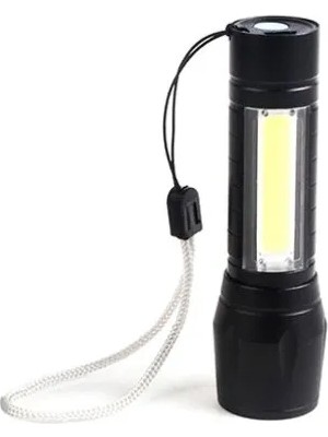 Aycer Cep Feneri Mini Çok Güçlü Şarjli El Feneri LED Fener ( Xpe + Cob LED )