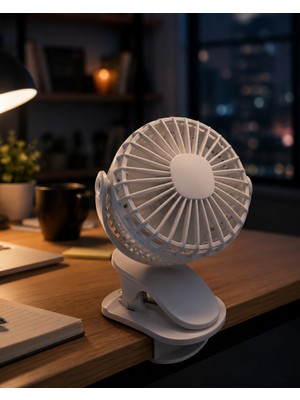 Derin Stok Çalışma Masası Yatak Başlığı Için Klipsli Mini Fan