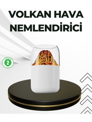 Derin Stok USB Şarjlı Volkanik Tasarımlı Buhar Makinesi