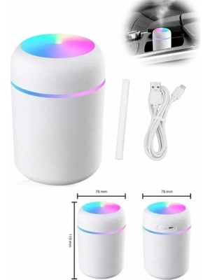 Derin Stok Hava Nemlendirici Buhar Makinesi LED Işıklı USB Dekoratif Nemlendirici