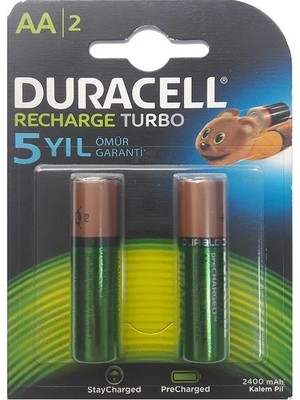 Aycer Şarj Edilebilir Kalem Pil 2'li Aa 2500 Mah