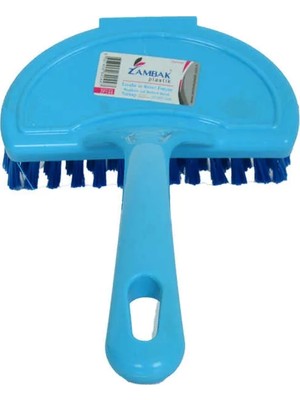 Aycer Plastik Saplı Labo ve Küvet Fırçası Karışık Renk 11 cm