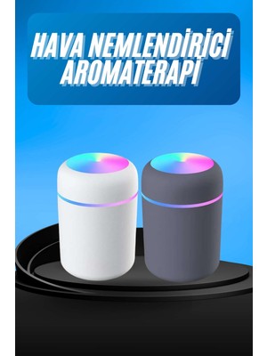 Derin Stok Humidifier LED Işıklı Mini Ortam Oda Kokusu Aromaterapi Buhardanlık