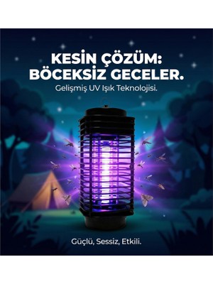 Aycer Elektrikli Sinek Öldürücü Cihaz Cız Lamba Mor Işık