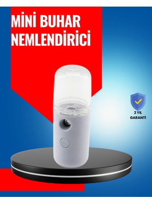Derin Stok Mini Şarjlı Buhar Nemlendirici – Taşınabilir, Tasarruflu, Kablosuz Kullanım