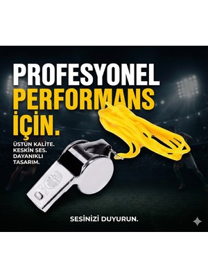 Aycer Metal Ipli Hakem ve Deprem Düdüğü (24'lü)