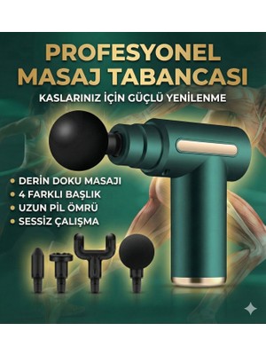 Aycer 4 Başlıklı 6 Kademeli Titreşimli Şarjlı Mini Masaj Aleti