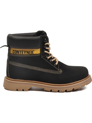 Conteyner Siyah Nubuk Unisex Bot 922 G