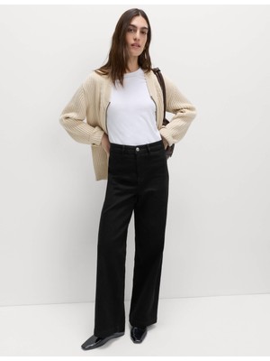 Marks & Spencer Yüksek Bel Wide Leg Grazer Jean