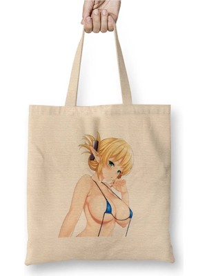 Dekado Ecchi Anime Highschool Rossweisse Bez Çanta Uzun Saplı