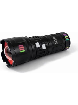 Aycer Bedotech BD-G01 30W Tg LED Alüminyum Alaşımlı Zoomlu Type-C Şarjlı El Feneri