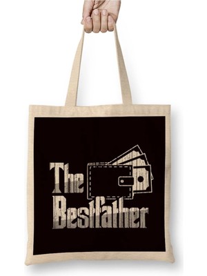 Dekado The Bestfather Dad Daddy Father Papa Poppa Stepdad Husband Bez Çanta Uzun Saplı