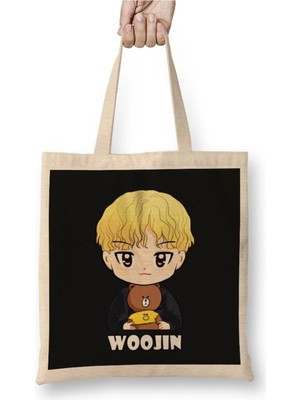 Dekado Stray Kids Woojin Bez Çanta Uzun Saplı