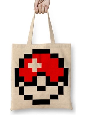 Dekado Pokeball Pokemon Go Pikachu Bez Çanta Uzun Saplı