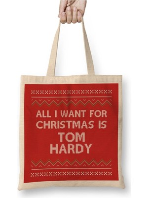 Dekado All I Want For Christmas Is Tom Hardy Bez Çanta Uzun Saplı
