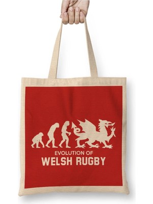 Dekado Evolution Of Welsh Rugby Bez Çanta Uzun Saplı