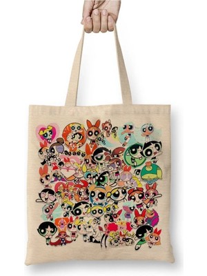 Dekado Powerpuff Girls Bez Çanta Uzun Saplı