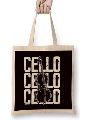 Dekado Cello Cellist Orchestra Musical Instrument Classical Music Bez Çanta Uzun Saplı