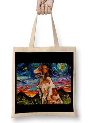 Dekado Brittany Spaniel Night Bez Çanta Uzun Saplı