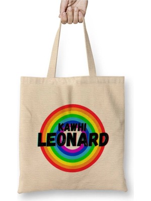 Dekado Kawhi Leonard - Basketball Gifts Vintage Retro Rainbow Quotes For Boys And Dad Bez Çanta Uzun Saplı