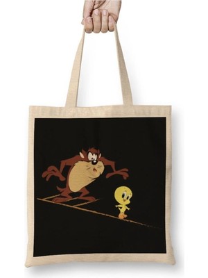 Dekado Looney Tweety Sudadera Con Gorro Bez Çanta Uzun Saplı