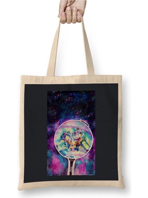 Dekado Bts Armys Galaxy Bez Çanta Uzun Saplı