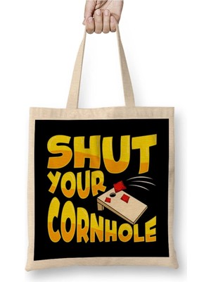 Dekado You Shuck At Cornhole Cute & Funny Shut Your Cornhole Bean Bag Tossing Bez Çanta Uzun Saplı